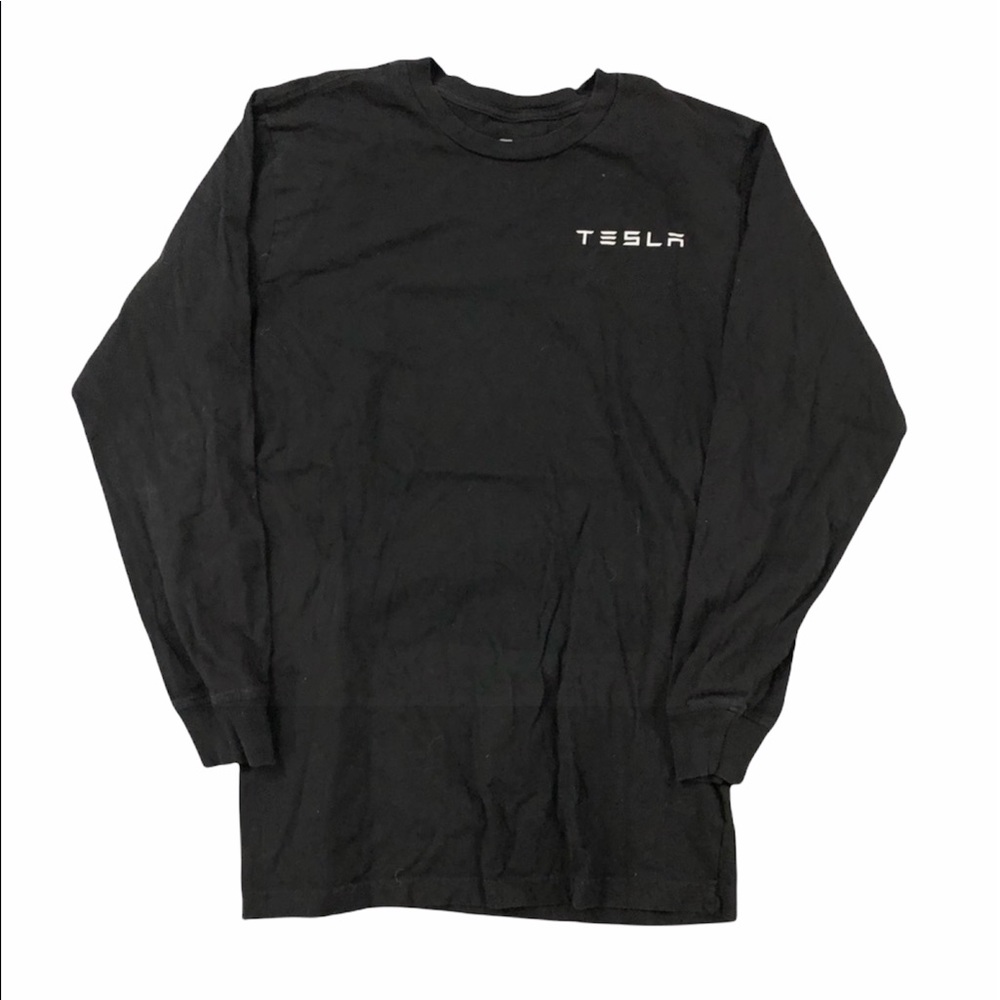 Tesla long sleeve shirt black